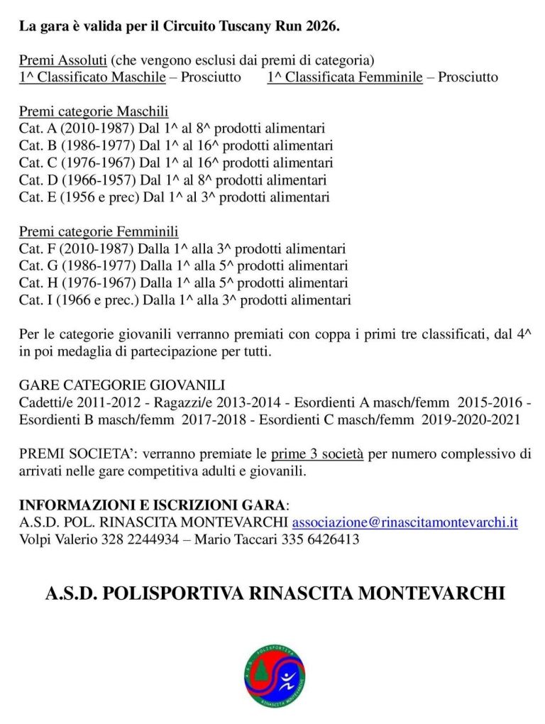 43° Scarpinata dei 5 Ponti
